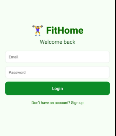 FitHome — Fitness Scheduling Web App